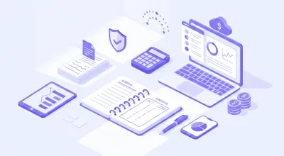 Cuaderno con asientos contables resueltos en formato debe y haber sobre un escritorio de oficina