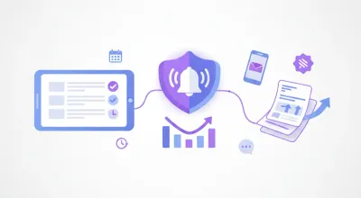 Recordatorio de turno enviado al cliente para evitar la ausencia